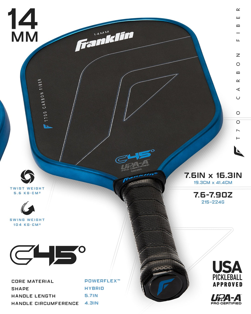 Franklin C45 Carbon Paddle