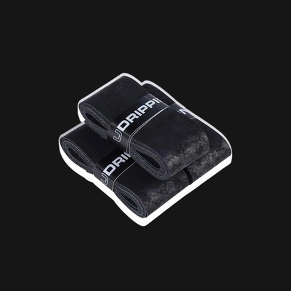 black pickleball grips pack rolled overgrips set