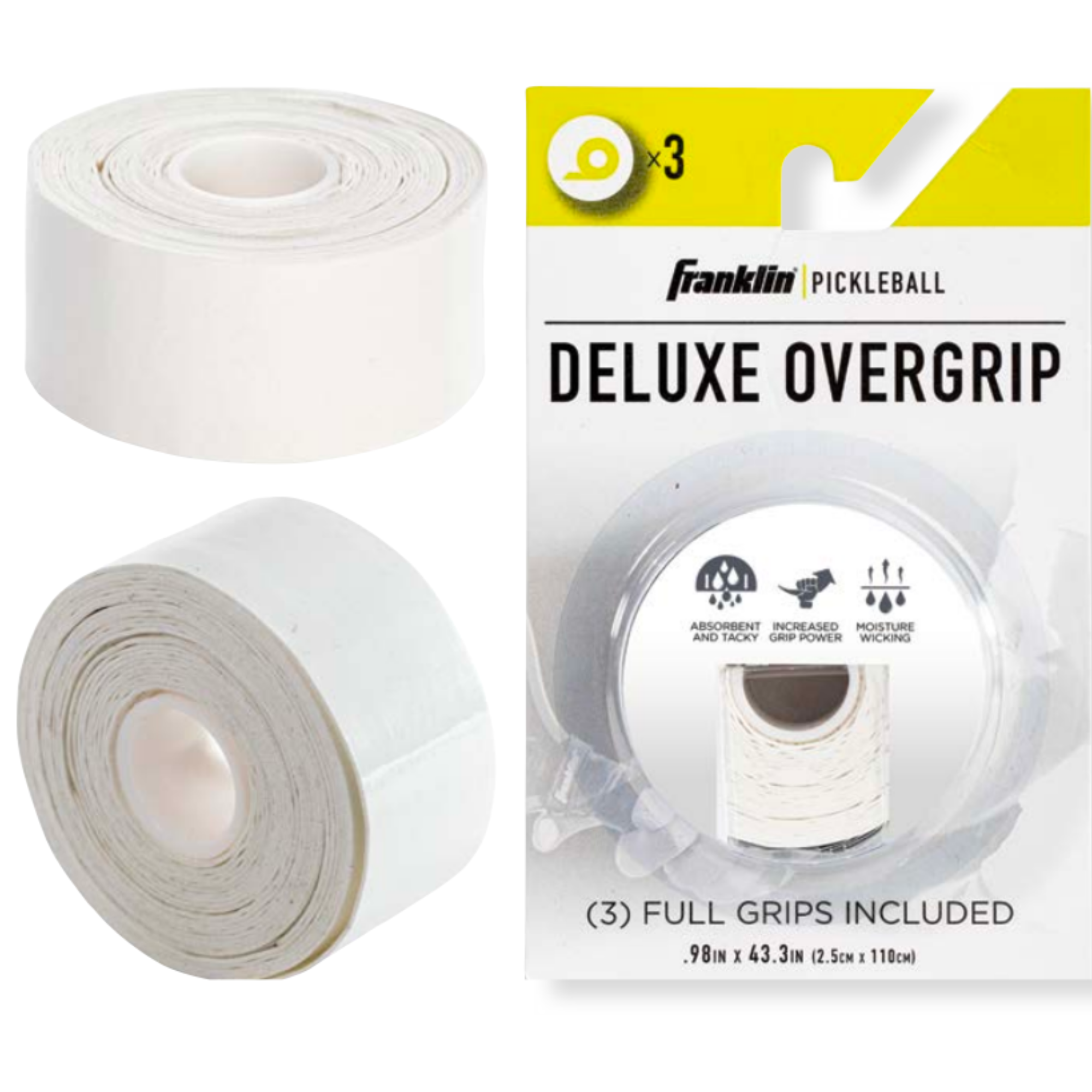 Deluxe Overgrip Tape (3 Pack)